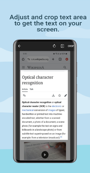 OCR Image To Text - عکس برنامه موبایلی اندروید