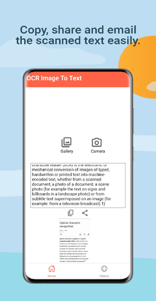 OCR Image To Text - عکس برنامه موبایلی اندروید