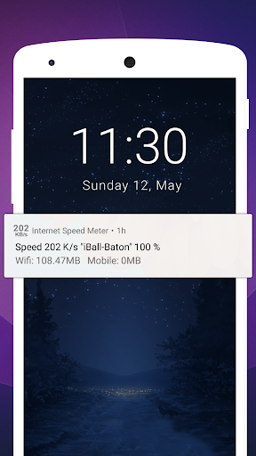 Internet Speed Meter - عکس برنامه موبایلی اندروید