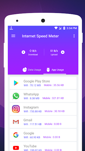 Internet Speed Meter - عکس برنامه موبایلی اندروید