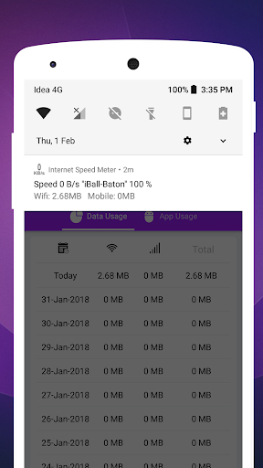 Internet Speed Meter - عکس برنامه موبایلی اندروید