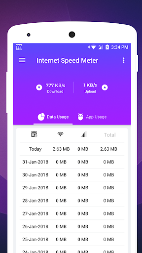 Internet Speed Meter - عکس برنامه موبایلی اندروید
