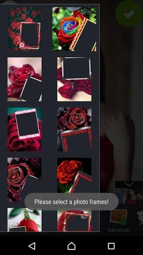 Rose Photo Frames - Image screenshot of android app