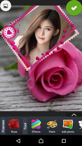 Rose Photo Frames - Image screenshot of android app