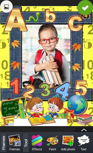 School Photo Frames - Image screenshot of android app