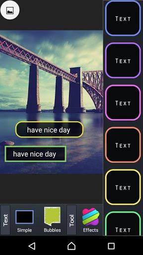Text On Photo - Text Editor - عکس برنامه موبایلی اندروید