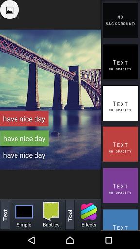 Text On Photo - Text Editor - عکس برنامه موبایلی اندروید