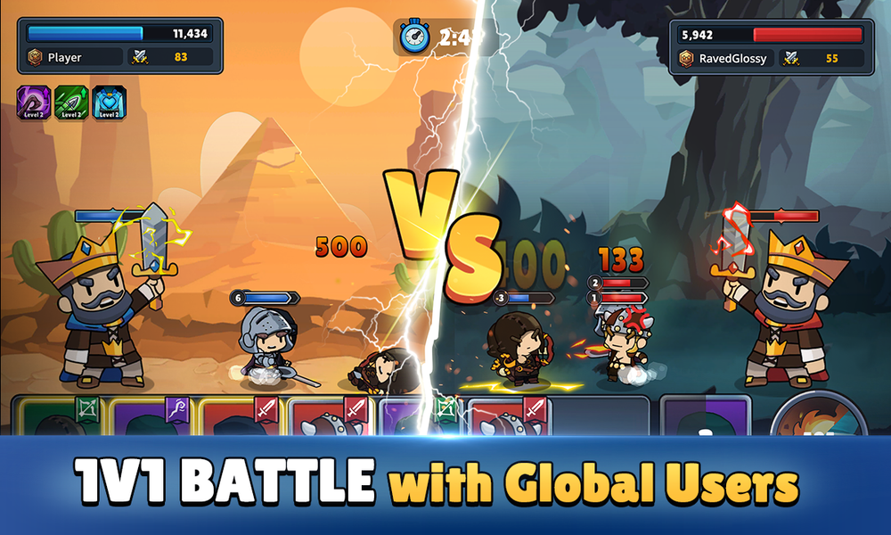 Line Clash : Defense Battle - Gameplay image of android game