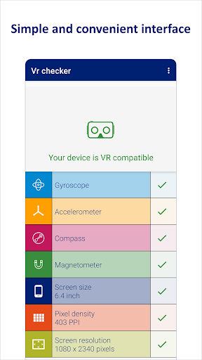 Vr checker - عکس برنامه موبایلی اندروید