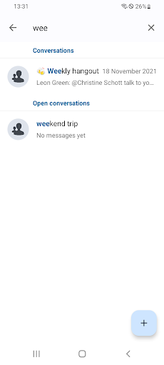 Nextcloud Talk - Image screenshot of android app