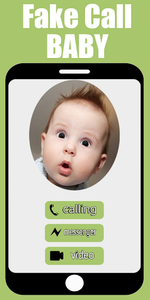 Fake Call Baby: Prank Video Ca - Image screenshot of android app