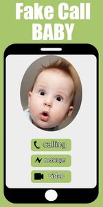 Fake Call Baby: Prank Video Call - عکس برنامه موبایلی اندروید