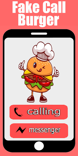 Fake Call Burger - Prank Call - عکس برنامه موبایلی اندروید