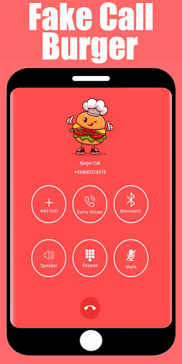 Fake Call Burger - Prank Call - عکس برنامه موبایلی اندروید