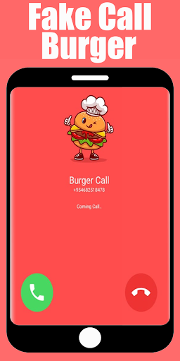 Fake Call Burger - Prank Call - عکس برنامه موبایلی اندروید