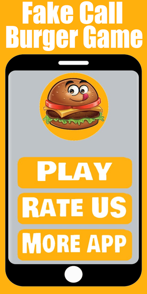 Fake Call Burger Game - عکس بازی موبایلی اندروید