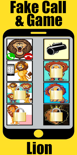 Fake Call Lion Game - Prank Ca - عکس برنامه موبایلی اندروید