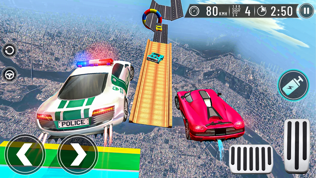 Police GT Car Stunts: Car Race - عکس بازی موبایلی اندروید