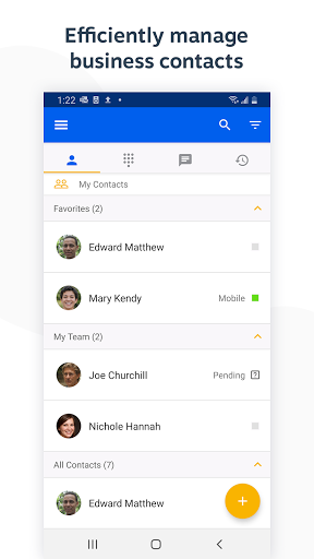 NextivaONE - Image screenshot of android app