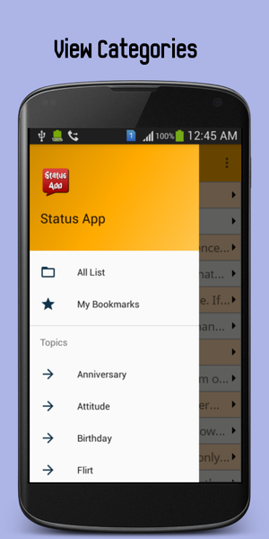Status App - عکس برنامه موبایلی اندروید