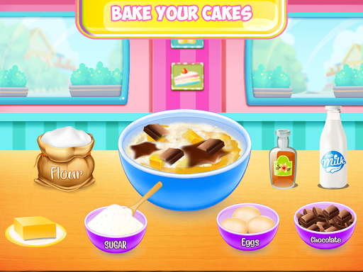 Cakes Bakery- Color By Number - Gameplay image of android game