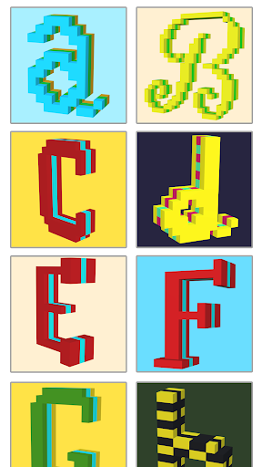 Alphabets Lore 3D Number Color - Image screenshot of android app