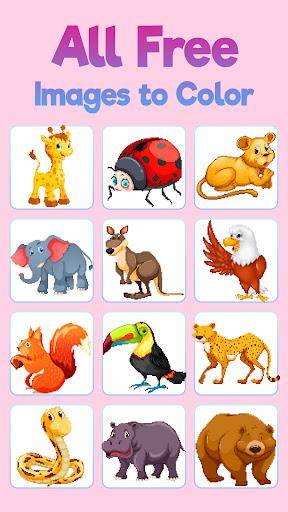 Animal Pixel Art Coloring Book - Image screenshot of android app