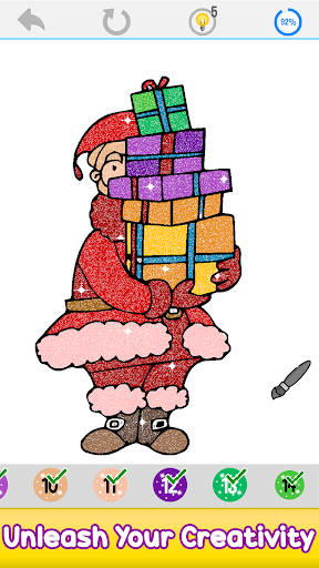 Christmas Color by Number - عکس برنامه موبایلی اندروید