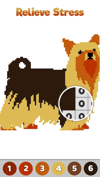 Dogs Pixel Art Sandbox Colory - عکس برنامه موبایلی اندروید