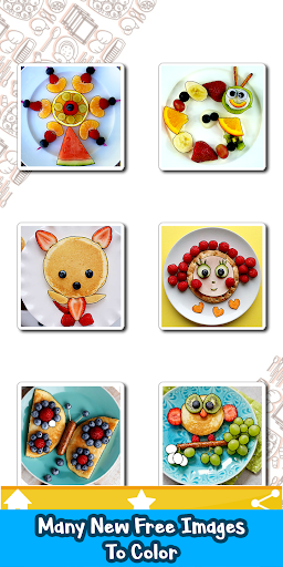 Food Craft - Color by Number, Cooking Puzzle Game - Image screenshot of android app