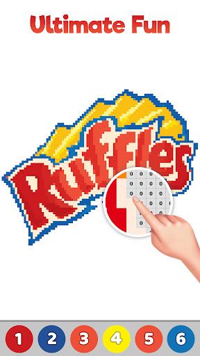Food Logo Pixel Art Coloring - عکس برنامه موبایلی اندروید