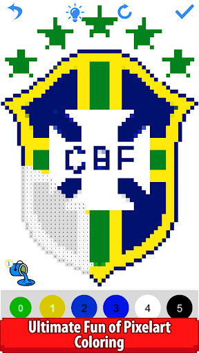 Football Pixel Art Coloring - Image screenshot of android app