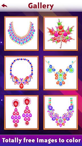 Gems Art Color by Number Pages - Image screenshot of android app