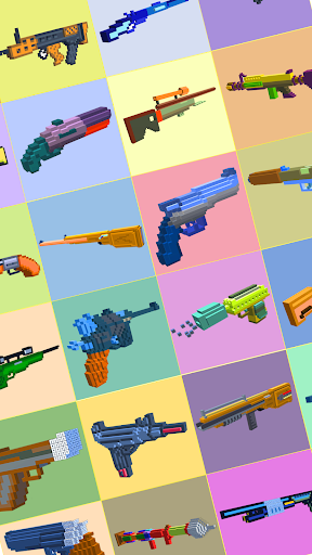 Guns 3D Color by Number Weapon - Image screenshot of android app