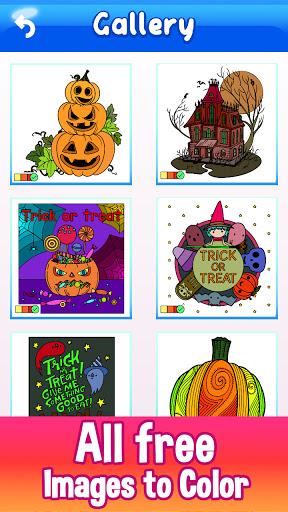 Halloween Color by Number Book - عکس برنامه موبایلی اندروید