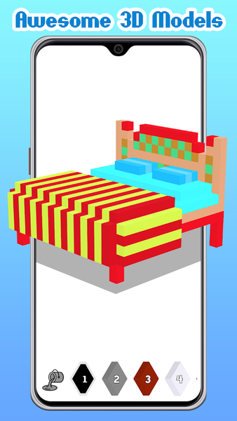 House Interior 3D Coloring Art - Image screenshot of android app