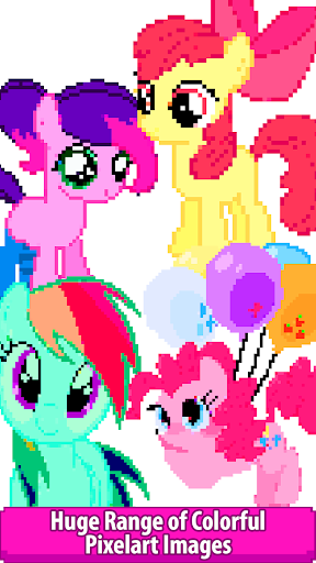 Pony Pixel Art Coloring Book - عکس برنامه موبایلی اندروید