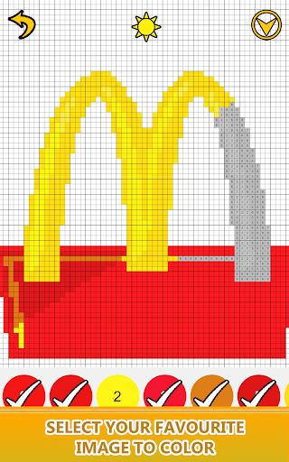Logo Pixel Art Color by Number - Image screenshot of android app
