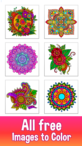 Mandala Color by Number Book - عکس برنامه موبایلی اندروید