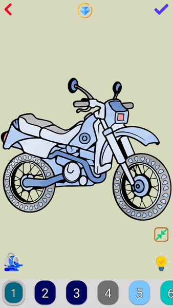 Motorcycles Paint by Number - عکس برنامه موبایلی اندروید