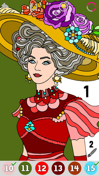 Princess Color by Number Book - عکس برنامه موبایلی اندروید