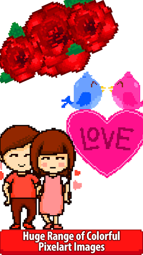 Valentine Love Color By Number - Image screenshot of android app
