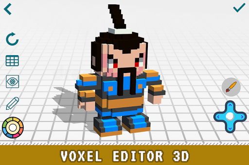 Voxel Editor 3D Pixel Builder - عکس برنامه موبایلی اندروید