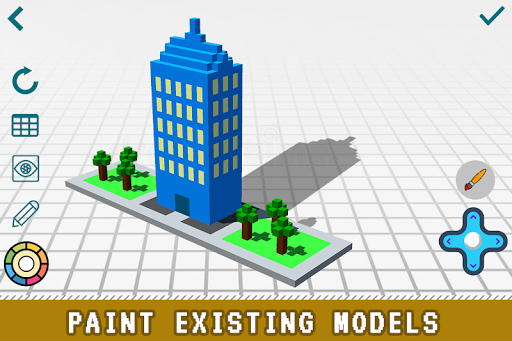 Voxel Editor 3D Pixel Builder - Image screenshot of android app