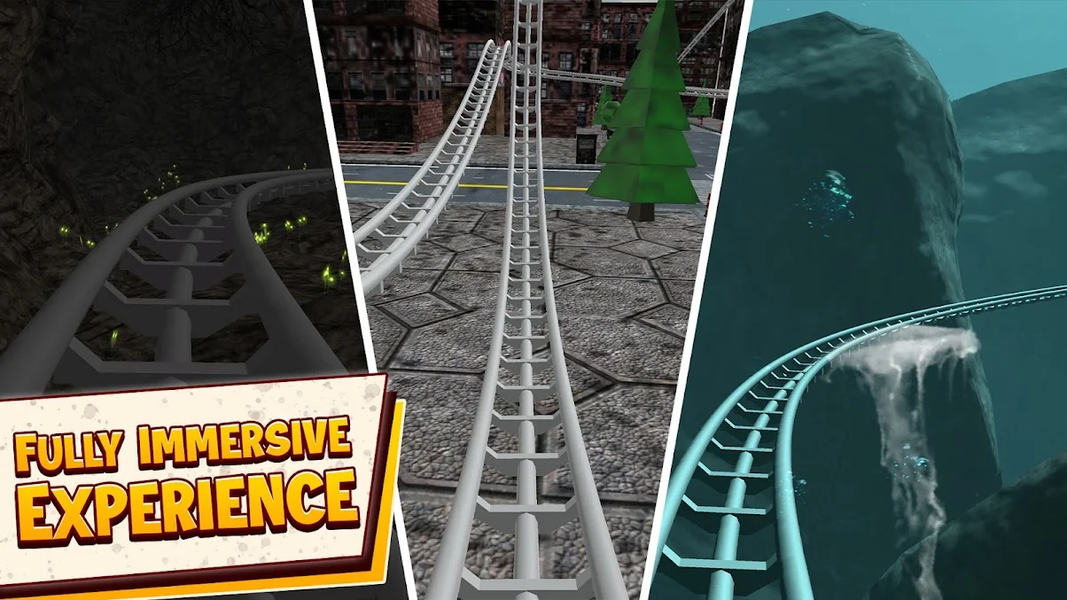 VR Roller Coaster Crazy Rider - عکس برنامه موبایلی اندروید