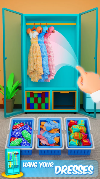 Fill The Closet Organizer Game - Gameplay image of android game