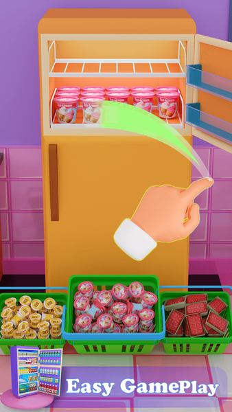 Fridge Organizer 3D - Gameplay image of android game