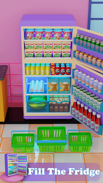Fridge Organizer ۳D - عکس بازی موبایلی اندروید