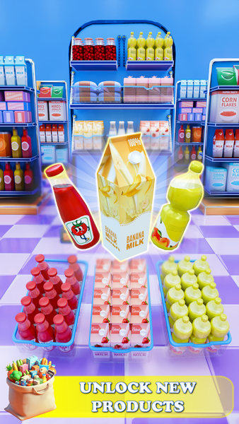 Organize Supermarket Simulator - Gameplay image of android game