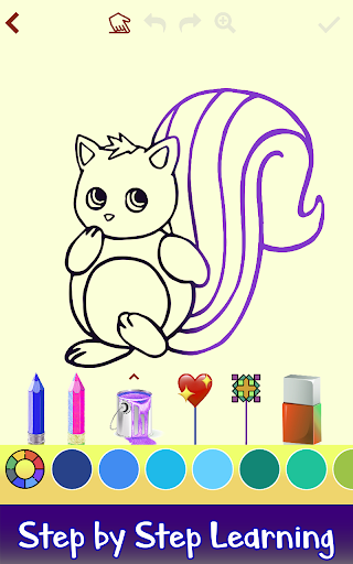 Learn to Draw Cartoons Paint - عکس برنامه موبایلی اندروید